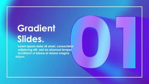 Gradient Slides Stock After Effects