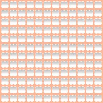 Gradient small elements resembling cut-out paper for design. Illustrazione stock