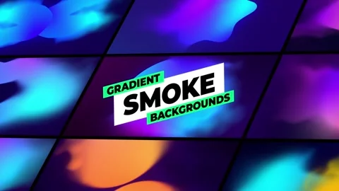 Gradient Smoke Backgroduns Stock After Effects