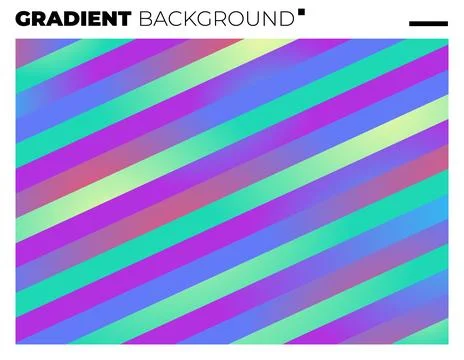 Gradient Smooth and Vibrant Color Background for Cover, Poster, Magazine, Book. Stock Illustration