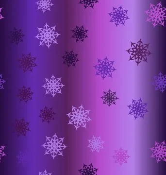 Gradient snowflake pattern. Seamless vector 스톡 일러스트