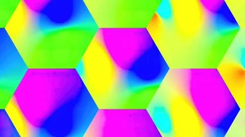 Gradient soft color in hexagon shape background Illustrazione stock