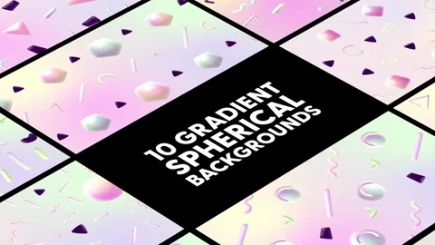 Gradıent Spherıcal Backgrounds Stock After Effects