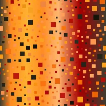 Gradient square pattern. Seamless vector glowing background Stock Illustration