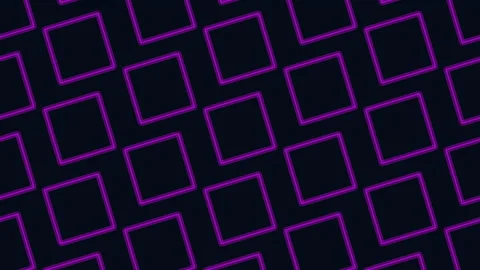 Gradient squares pattern with neon color Stock Footage 221348486