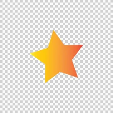 Gradient Star Icon Stock Illustration