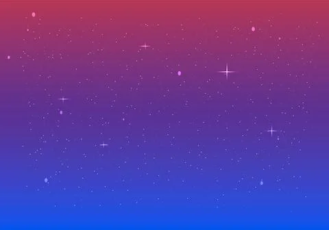 Gradient starry night background Stock Illustration