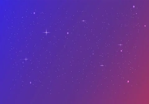 Gradient starry night background Stock-Illustration
