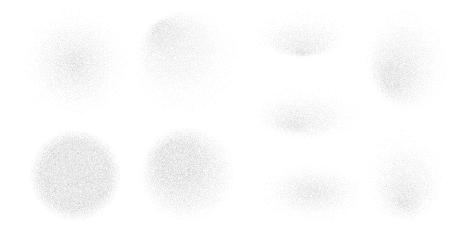 Gradient Stipple shadow. Shadow effect dots texture background. Noise Grainy イラスト素材