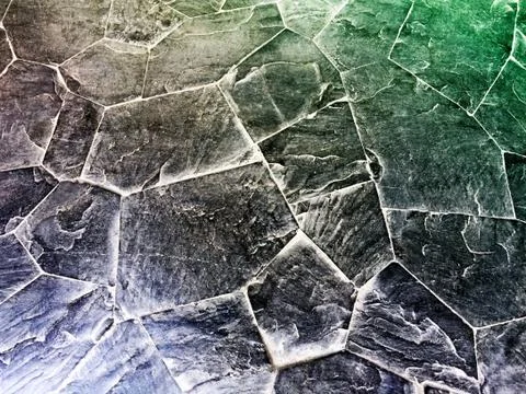 Gradient Stone Tile Wall Stock-Fotos