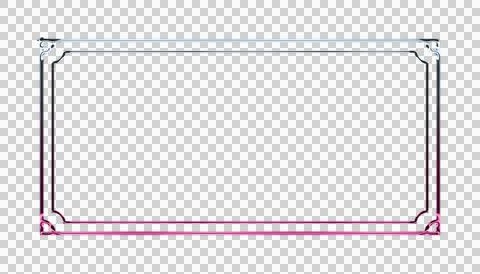 Gradient striped background with central white square and thin black frame 库存插图
