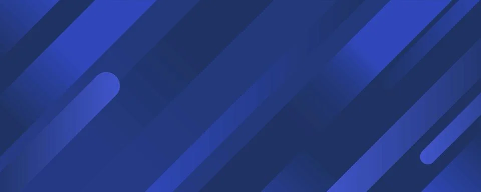 Gradient style techno dynamic blue lines modern Horizontal background Vector Stock Illustration