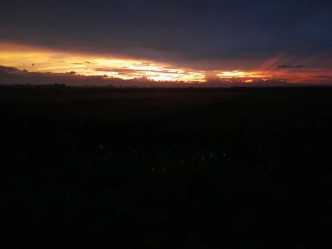 Gradient of sunset 库存照片