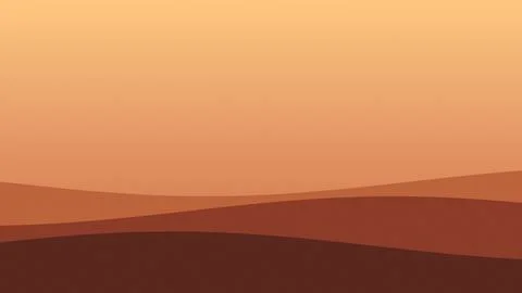 Gradient sunset sky with smooth warm color transition illustration Stock Illustration
