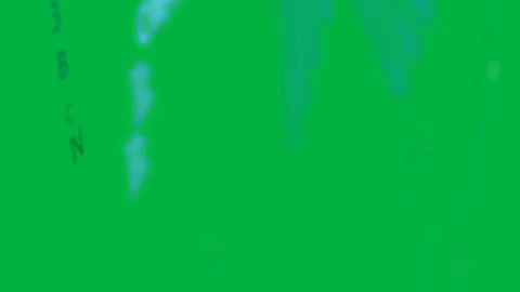 Gradient sweep starting cyan code block rotating and splitting showing data flow Stock Footage 329548648