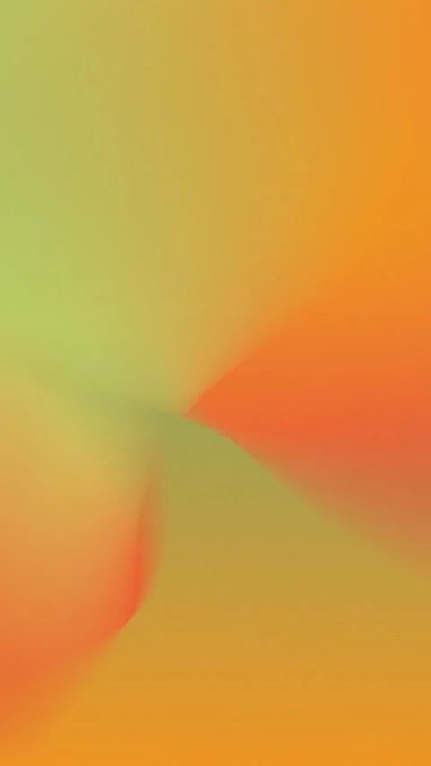 Gradient swirl in soft orange and green hues, seamless loop background. 4K. Stock Footage 309957084