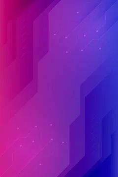Gradient Tech Circuit Background Futuristic Digital Wallpaper Stock Illustration