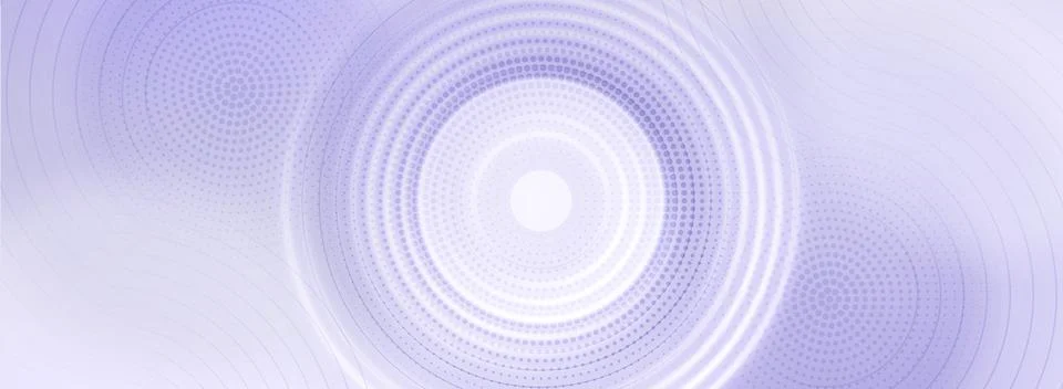 Gradient tech grey background, halftones, circles Stock Illustration