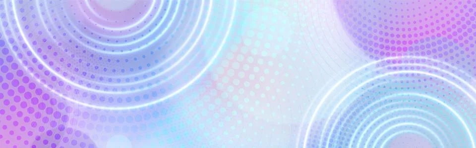 Gradient tech grey background, halftones, circles Stock Illustration