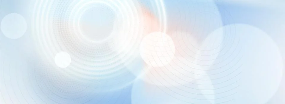 Gradient tech grey background, halftones, circles Stock Illustration