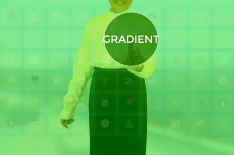 GRADIENT - technology and business concept Stock-Fotos
