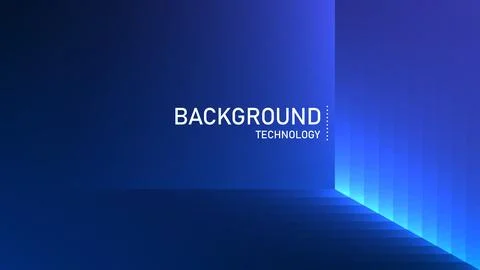 Gradient Technology Background, Modern Abstract Color Transition Design for.. Stockillustratie