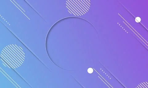 Gradient texture background with memphis elements. Stock Illustration