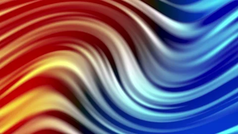 Gradient texture composed of wavy multicolored fluid pattern. Stock Footage 195006437