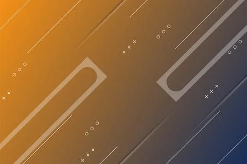 Gradient texture with memphis elements. Stock Illustration