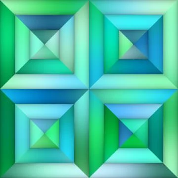 Gradient Tiling Geometric Grid. Seamless Multicolor Pattern. Illustrazione stock