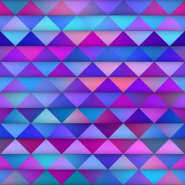Gradient Tiling Geometric Grid. Seamless Multicolor Pattern. イラスト素材