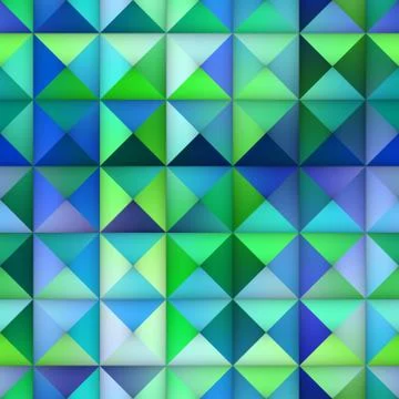Gradient Tiling Geometric Grid. Seamless Multicolor Pattern Illustrazione stock