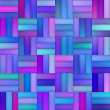 Gradient Tiling Geometric Grid. Seamless Multicolor Pattern イラスト素材