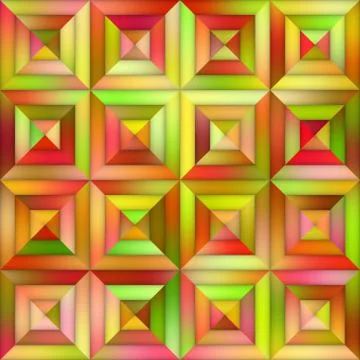 Gradient Tiling Geometric Grid. Seamless Multicolor Pattern 스톡 일러스트