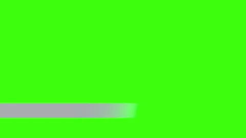 Gradient title bar left lower third with green background animated Stock Footage 299701632