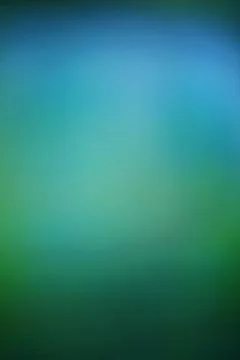 Gradient Tranquility, a Seamless Blend of Verdant Depths and Azure Skies Stock Photos