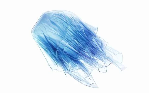 Gradient transparent cloth background, 3d rendering. Illustrazione stock