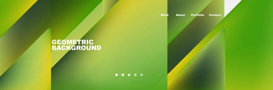 Gradient triangles composition with bright fluid colors. Vector Illustration For Stock Illustration