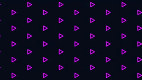 Gradient triangles pattern with neon color Stock Footage 221348592