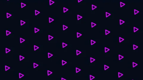 Gradient triangles pattern with neon color Stock Footage 221348907