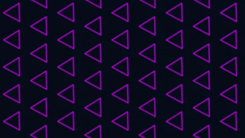 Gradient triangles pattern with neon color Stock Footage 221349289