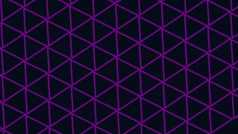 Gradient triangles pattern with neon color Stock Footage 221349339