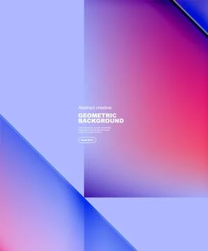 Gradient triangles vector abstract background Illustrazione stock