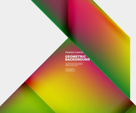 Gradient triangles vector abstract background Illustrazione stock