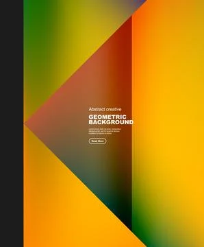 Gradient triangles vector abstract background Illustrazione stock