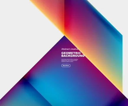 Gradient triangles vector abstract background Illustrazione stock