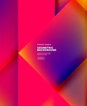 Gradient triangles vector abstract background Illustrazione stock