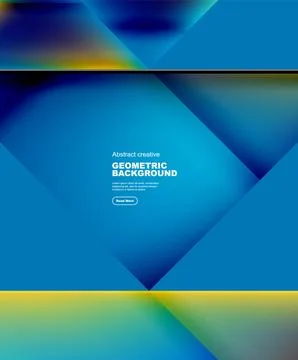 Gradient triangles vector abstract background Stockillustratie
