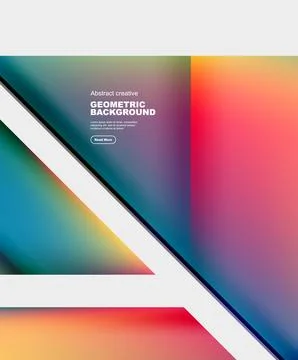 Gradient triangles vector abstract background Illustrazione stock