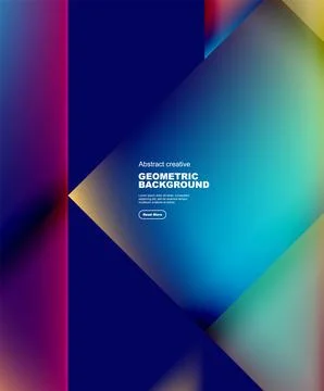 Gradient triangles vector abstract background Stockillustratie